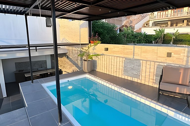 Monyxbnb 11 camas, 6 baños, Piscina, vista al mar