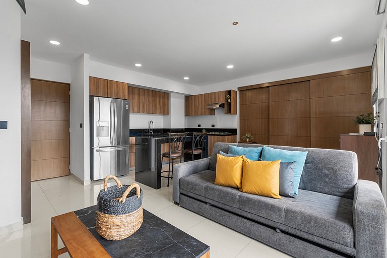 Zoho Skies 1 BDR, 1 Bath, with parking