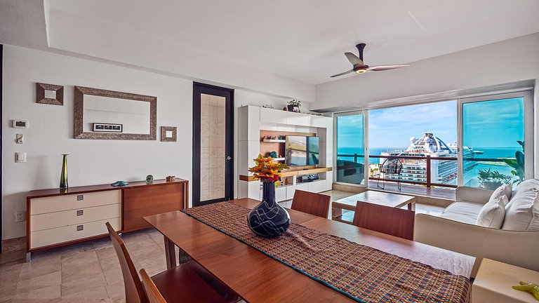 Marina-View Stay w/ Casino Below & Beach Nearby