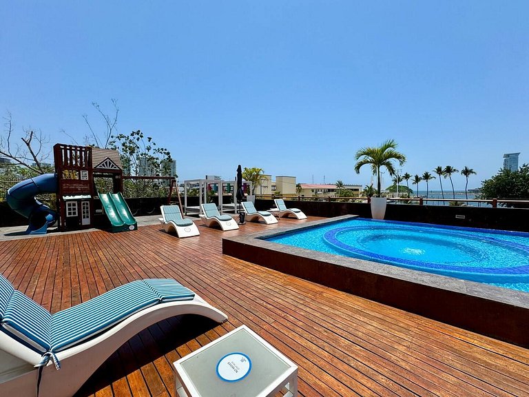 4BR Marina-View Suite Above Casino by the Coast