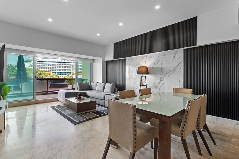 6 habitaciones, 3 suites, vistas al mar y casino