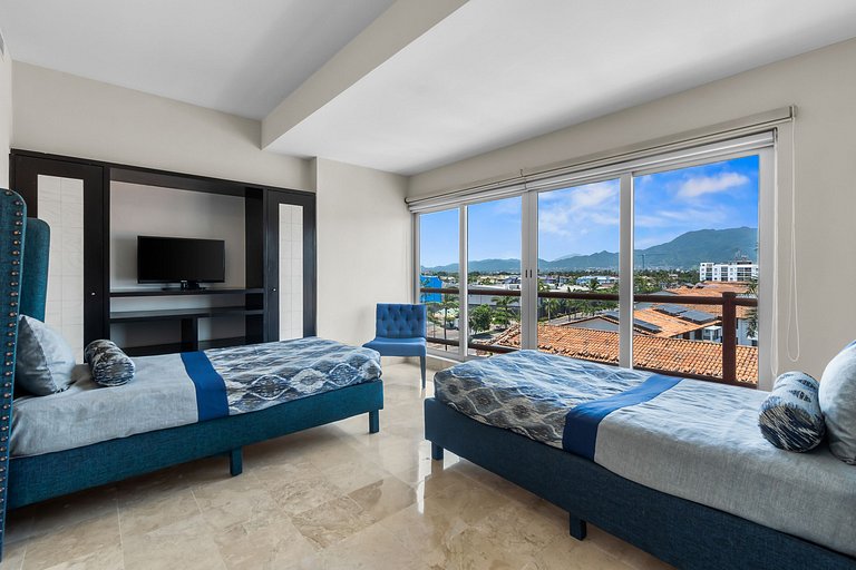 5 habitaciones, 3 suites, vistas al mar y casino