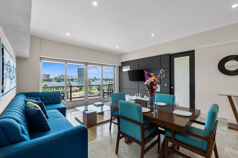 6 habitaciones, 3 suites, vistas al mar y casino