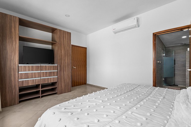 Casa Oasis B-Nayar, residencial privado, club de playa, tran