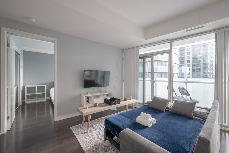 Toronto FIFA 2026: Suite moderna de 2 habitaciones con estac