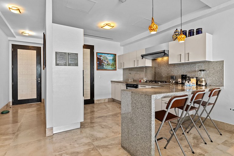 Cubierta 12 Comfort 1BDR con vista al puerto