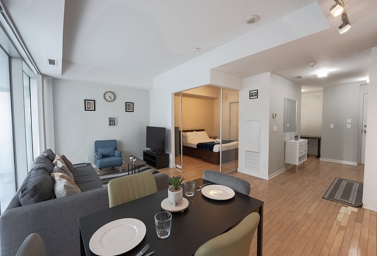 Toronto FIFA 2026: Condominio de 1 dormitorio frente al agua