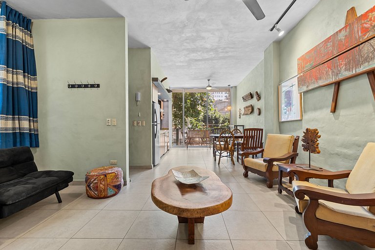 Departamento 1 cuarto, 1.5 baños Zona Romántica