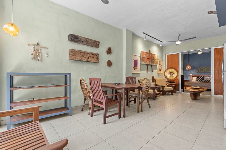 Departamento 1 cuarto, 1.5 baños Zona Romántica