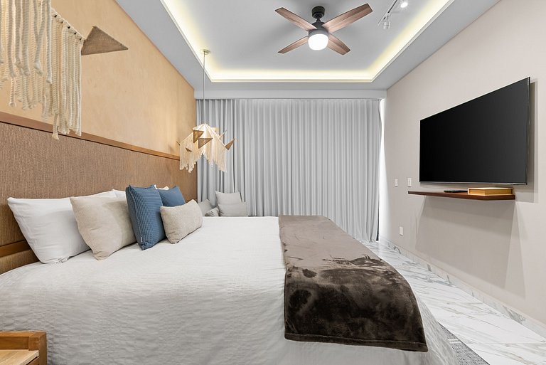 Condominio de lujo a pie de playa con jacuzzi