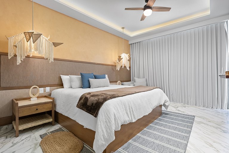 Condominio de lujo a pie de playa con jacuzzi