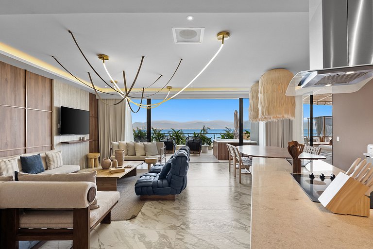 Condominio de lujo a pie de playa con jacuzzi