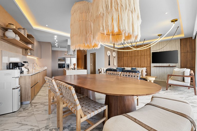 Condominio de lujo a pie de playa con jacuzzi