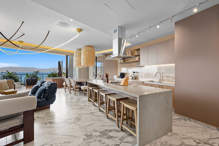 Condominio de lujo a pie de playa con jacuzzi