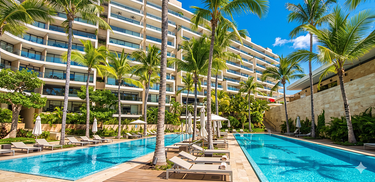 Nima Bay 2-BDR Condo, Balcony, Pool, Marina