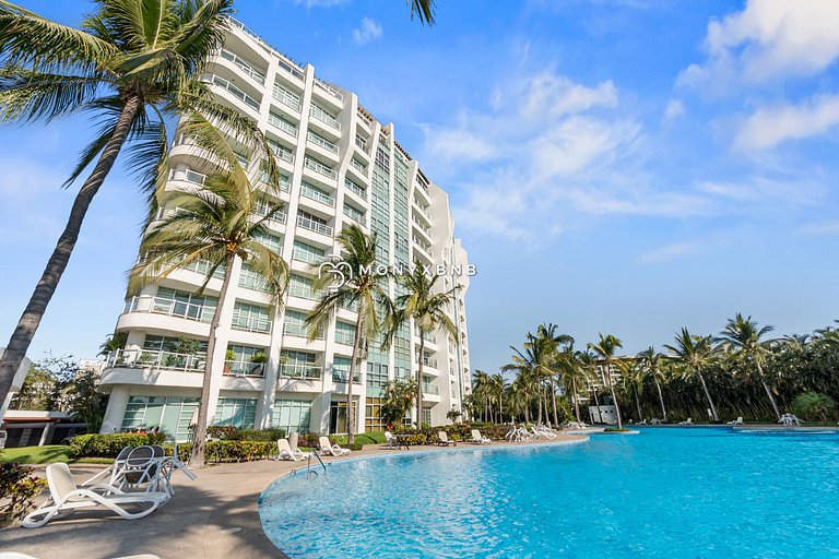 Apartamento lujoso acceso Vidanta, piscina y playa