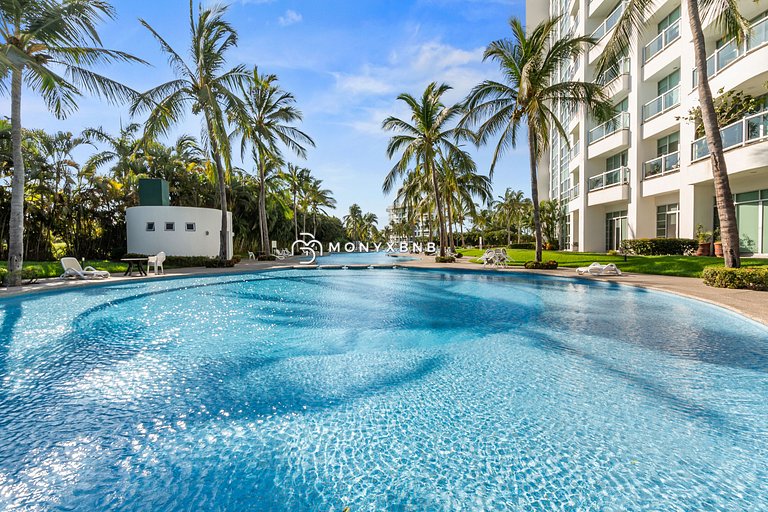 Apartamento lujoso acceso Vidanta, piscina y playa