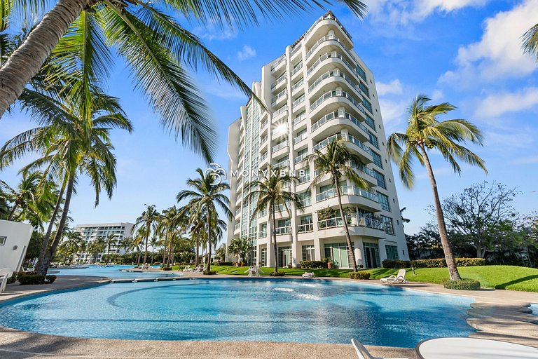 Apartamento lujoso acceso Vidanta, piscina y playa