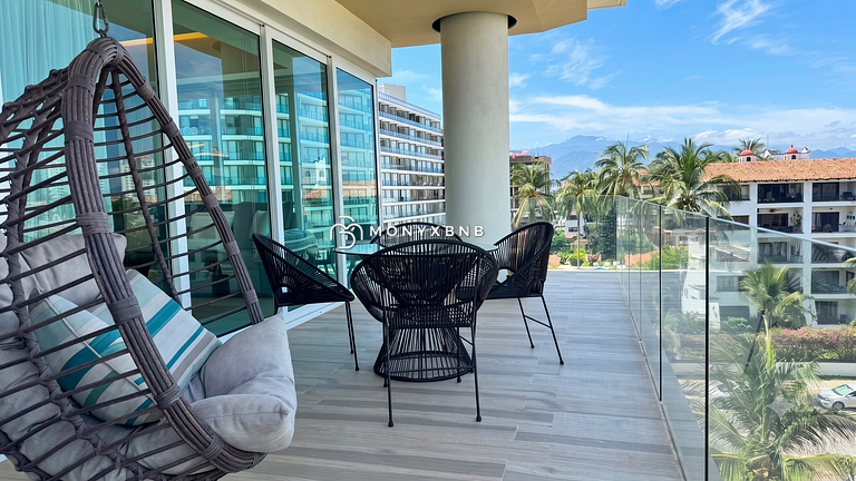 Lujoso apartamento de 1 dormitorio en Marina Vallarta, con b