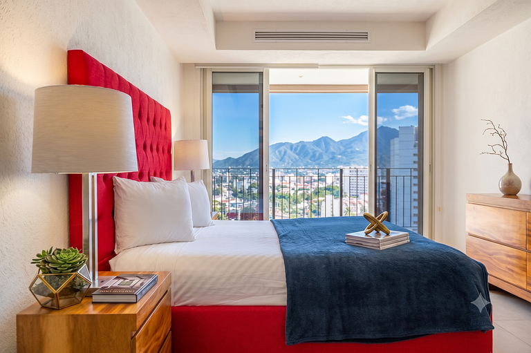 Apartamento de 2 dormitorios en planta alta con vista al mar