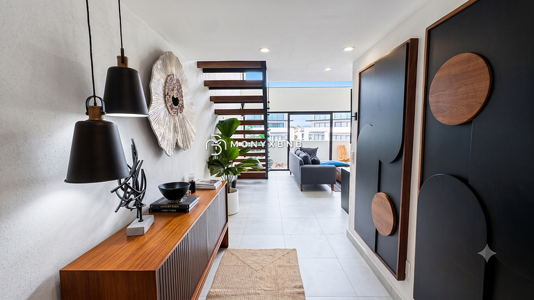 Lujoso apartamento de dos plantas con 3 dormitorios y 3,5 ba