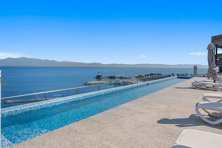 Condominio de lujo a pie de playa con jacuzzi