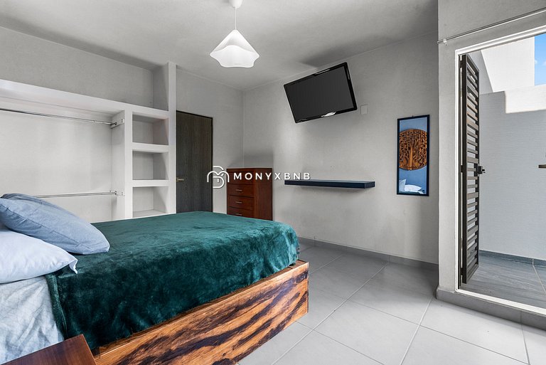 Presto sillas sombrilla, alberca, jacuzzi, 11 pers