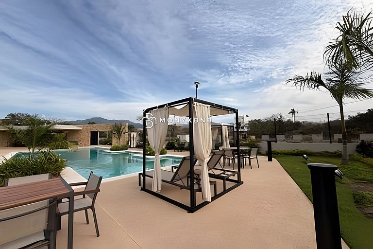 Condo Alberca, Pádel, Cerca, Marina Aeropuerto/5p