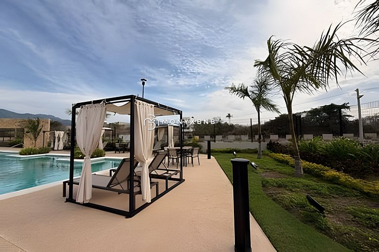 Condo Alberca, Pádel, Cerca, Marina Aeropuerto/5p