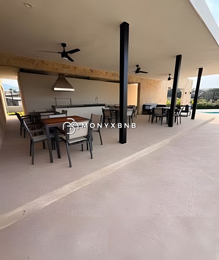 Condo Alberca, Pádel, Cerca, Marina Aeropuerto/5p