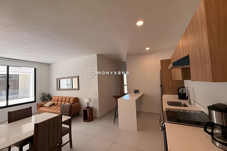 Condo Alberca, Pádel, Cerca, Marina Aeropuerto/5p