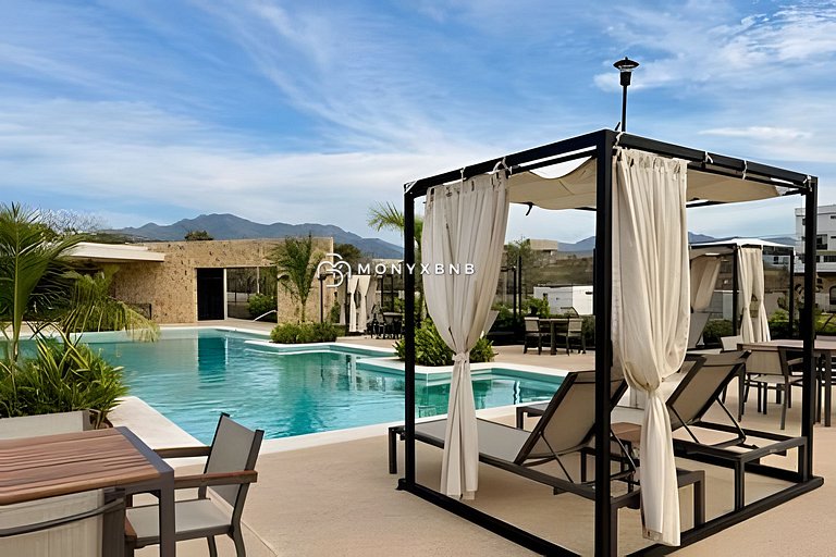 Condo Alberca, Pádel, Cerca, Marina Aeropuerto/5p