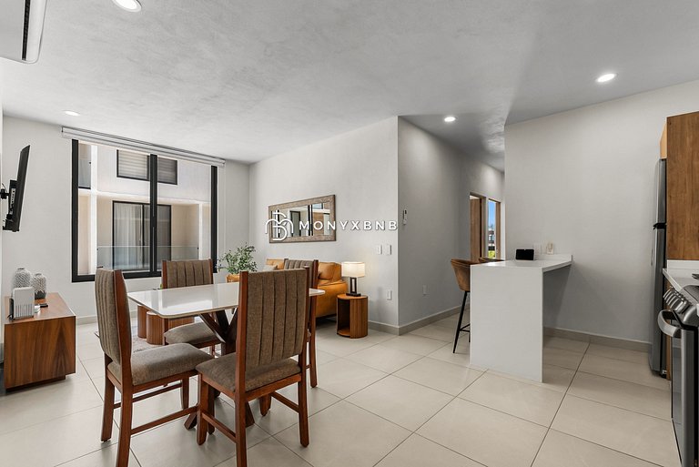 Condo Alberca, Pádel, Cerca, Marina Aeropuerto/5p
