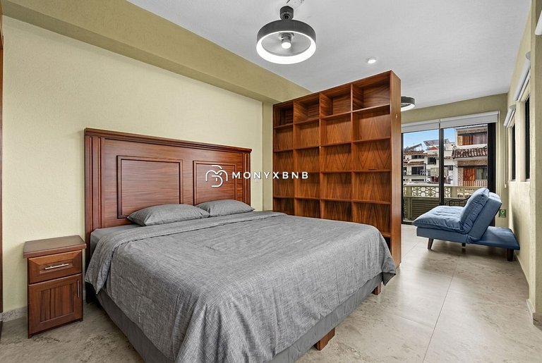 Studio Marea | Downtown PV • 1 Block to Malecon